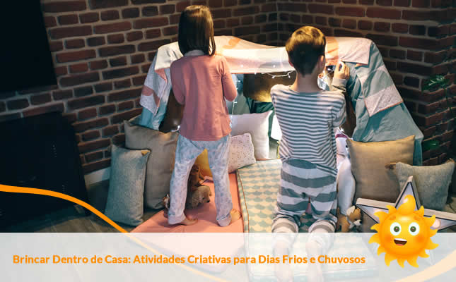 Brincar Dentro de Casa: Atividades Criativas para Dias Frios e Chuvosos. Externato Sol Nascente