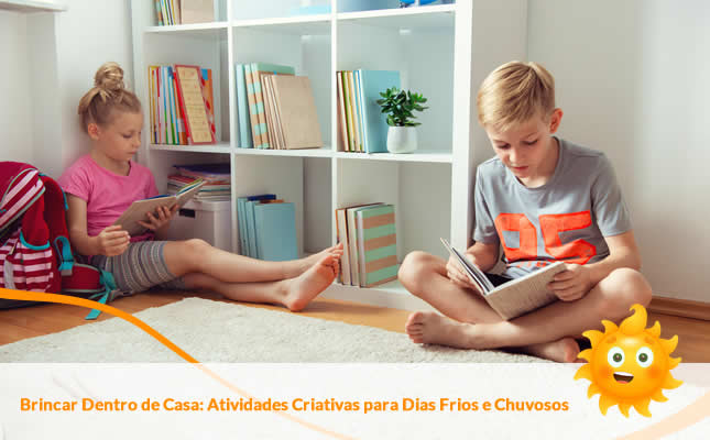Brincar Dentro de Casa: Atividades Criativas para Dias Frios e Chuvosos. Externato Sol Nascente