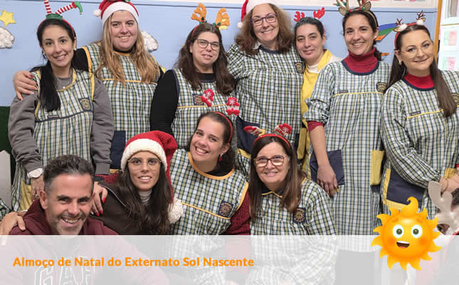 Tradicional Almoço de Natal reúne comunidade educativa no Externato Sol Nascente