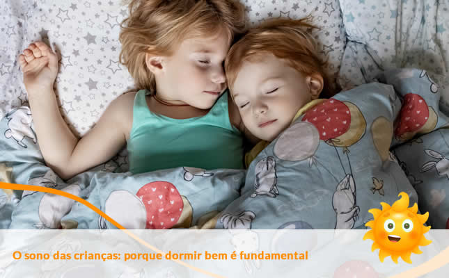 O sono das crianças: porque dormir bem é fundamental. Externato Sol Nascente
