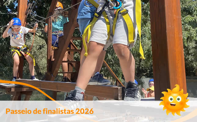 Passeio finalistas 2026. Um Dia para Celebrar, Sorrir e Guardar no Coração. Externato Sol Nascente