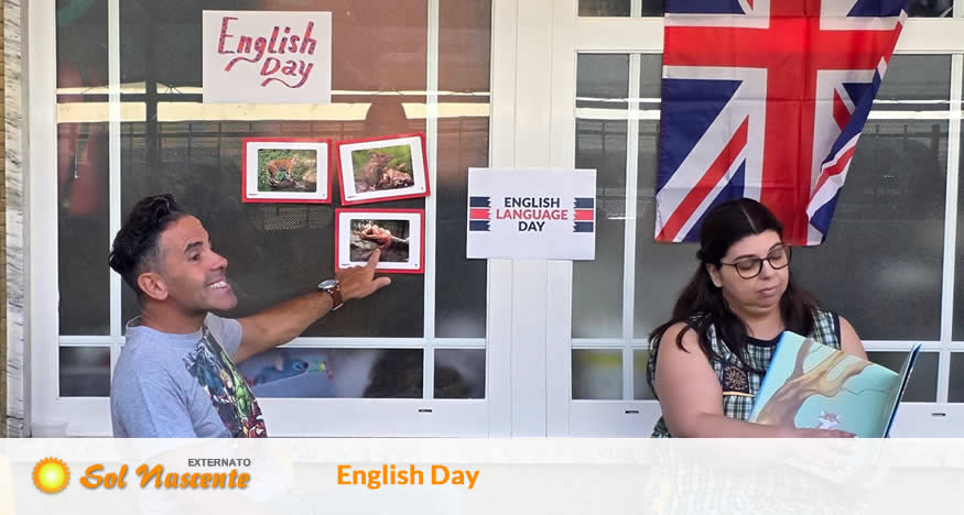 English Day: um dia dedicado à aprendizagem da língua inglesa. Externato Sol Nascente