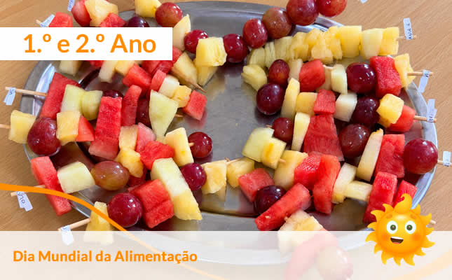 Dia Mundial da Alimentação - Aprender a Comer Bem Também Pode Ser Divertido. Externato Sol Nascente